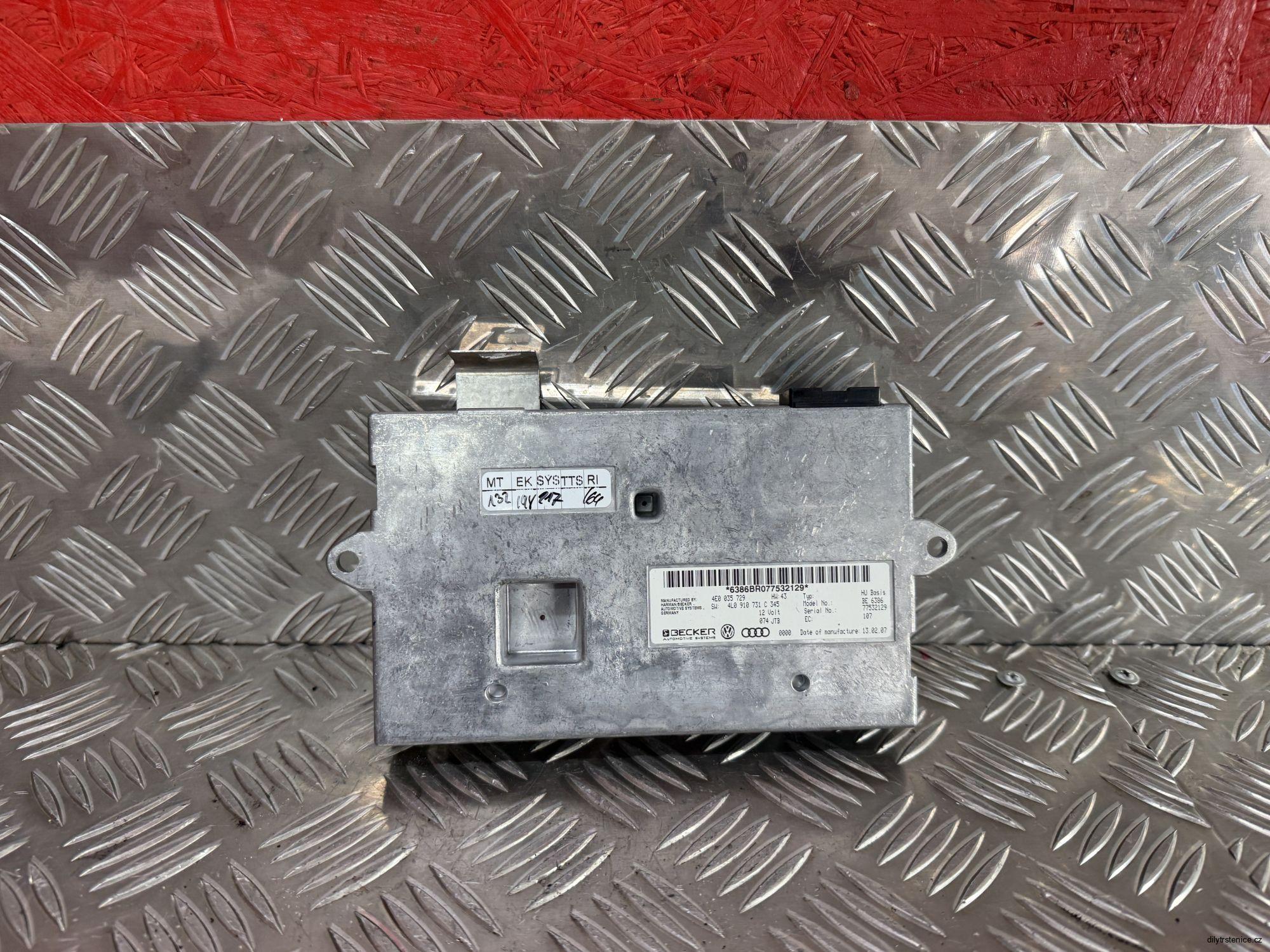 Řídicí jednotka MMI 4E0035729 4L0910731C