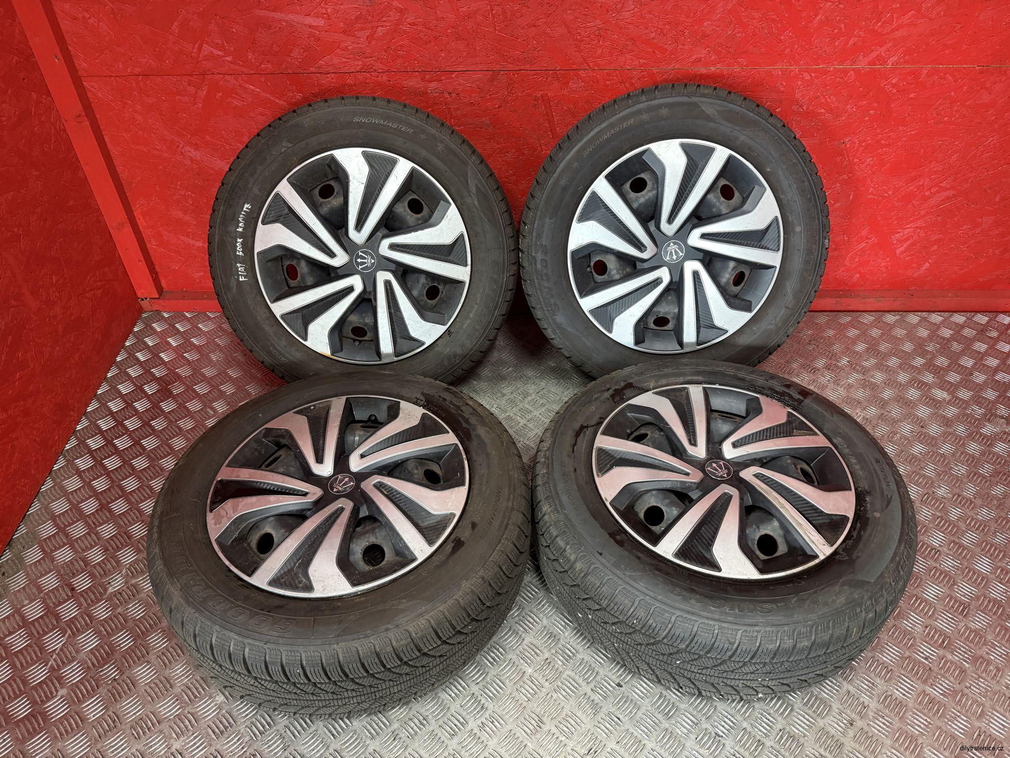 Fiat 500X - Zimní sada plechových disků 6.5Jx16H2 ET40 5x110 215/60 R16