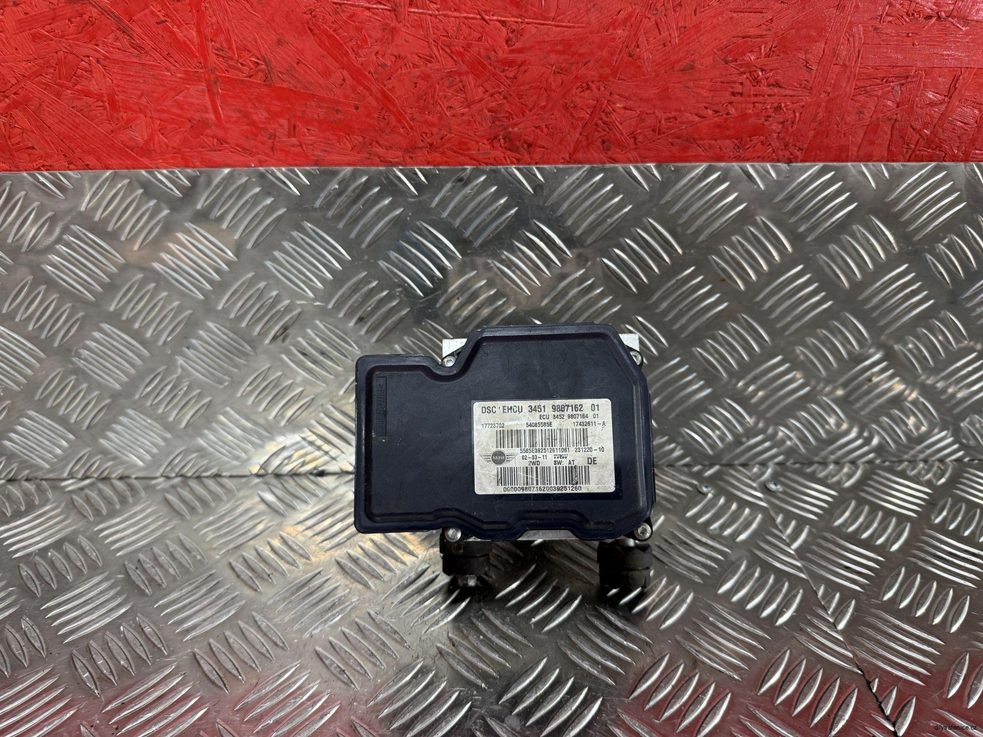 Řídicí jednotka ABS Mini cooper R56 R55 9807162  3451 9807162 01