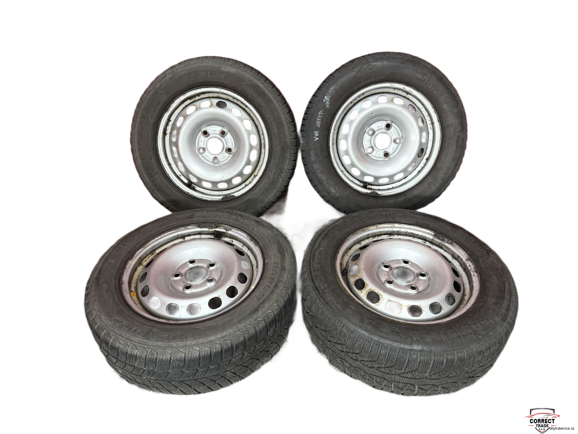 Zimní sada disků 2K0601027 6Jx15H2 ET 47 57,1mm 5x112 195/65 R15 