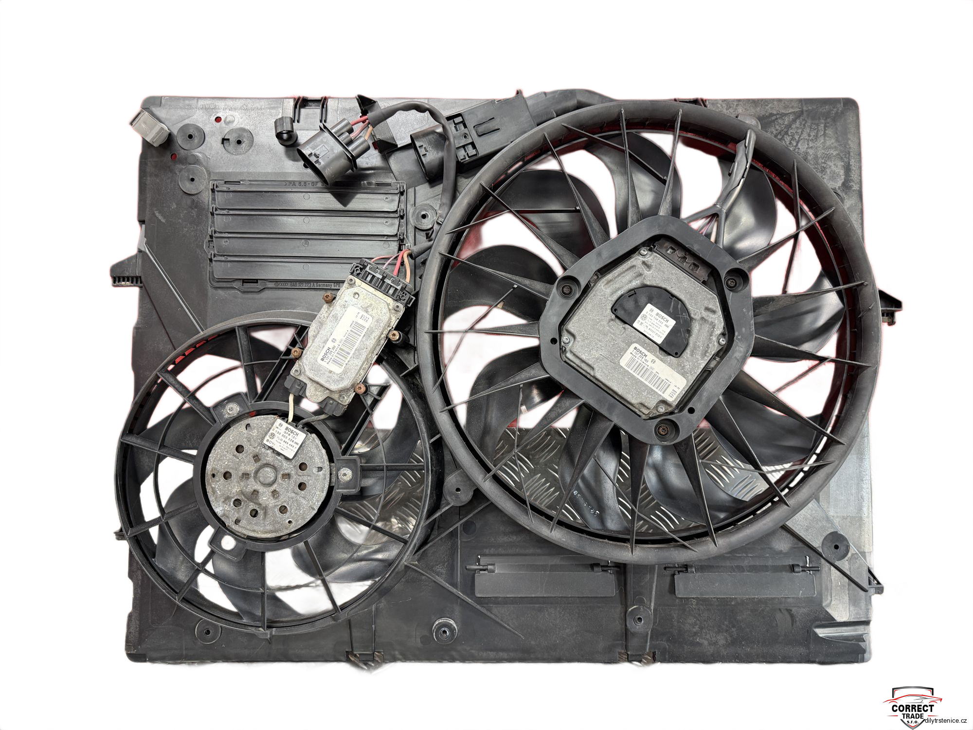 Sahara, ventilátor chladiče Audi Q7 4L 7L0959455E 7L0121207E