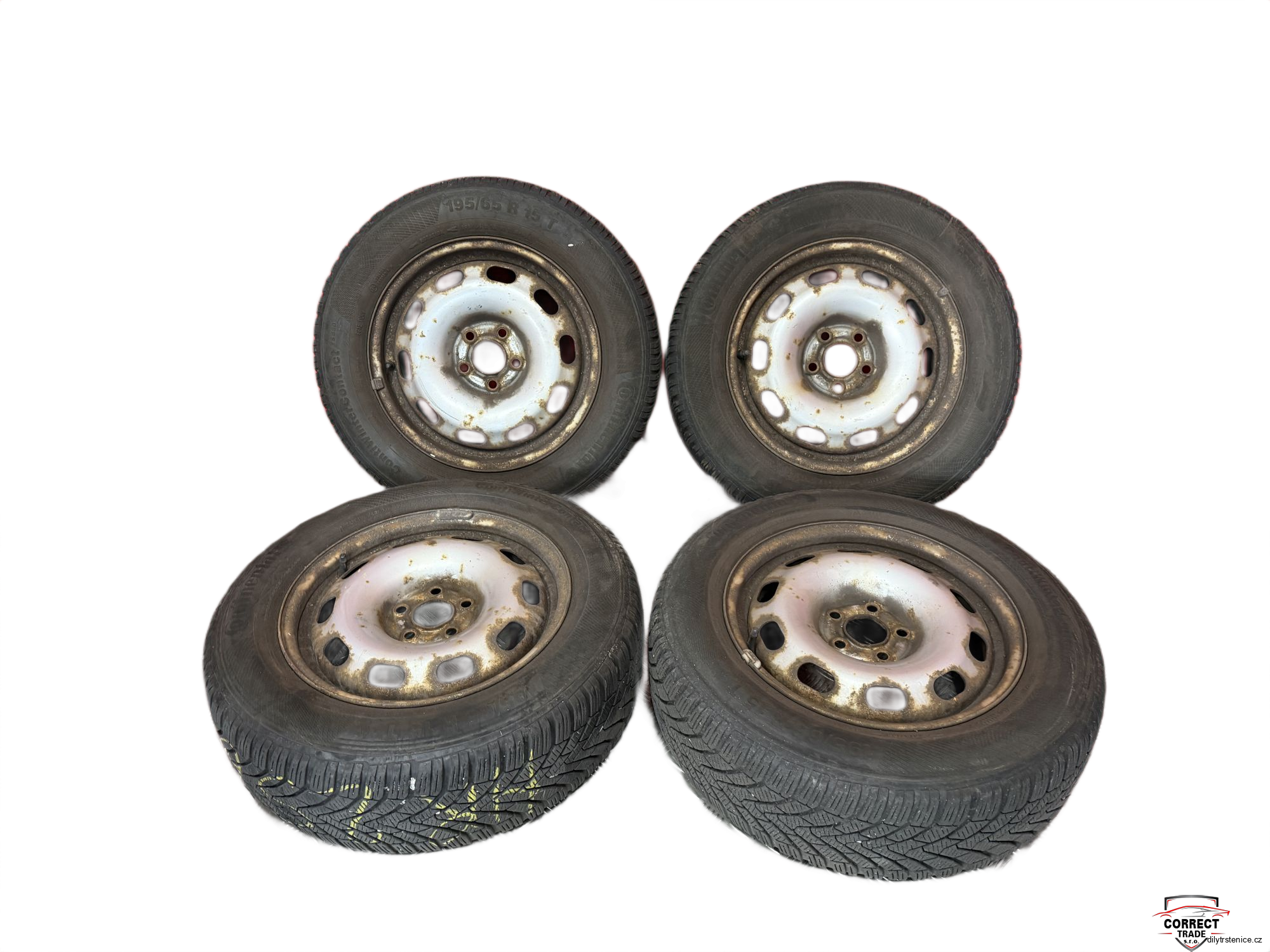 Zimní sada disků 6Jx15H2 ET38 5x100 57,1mm KBA 43816 195/65 R15