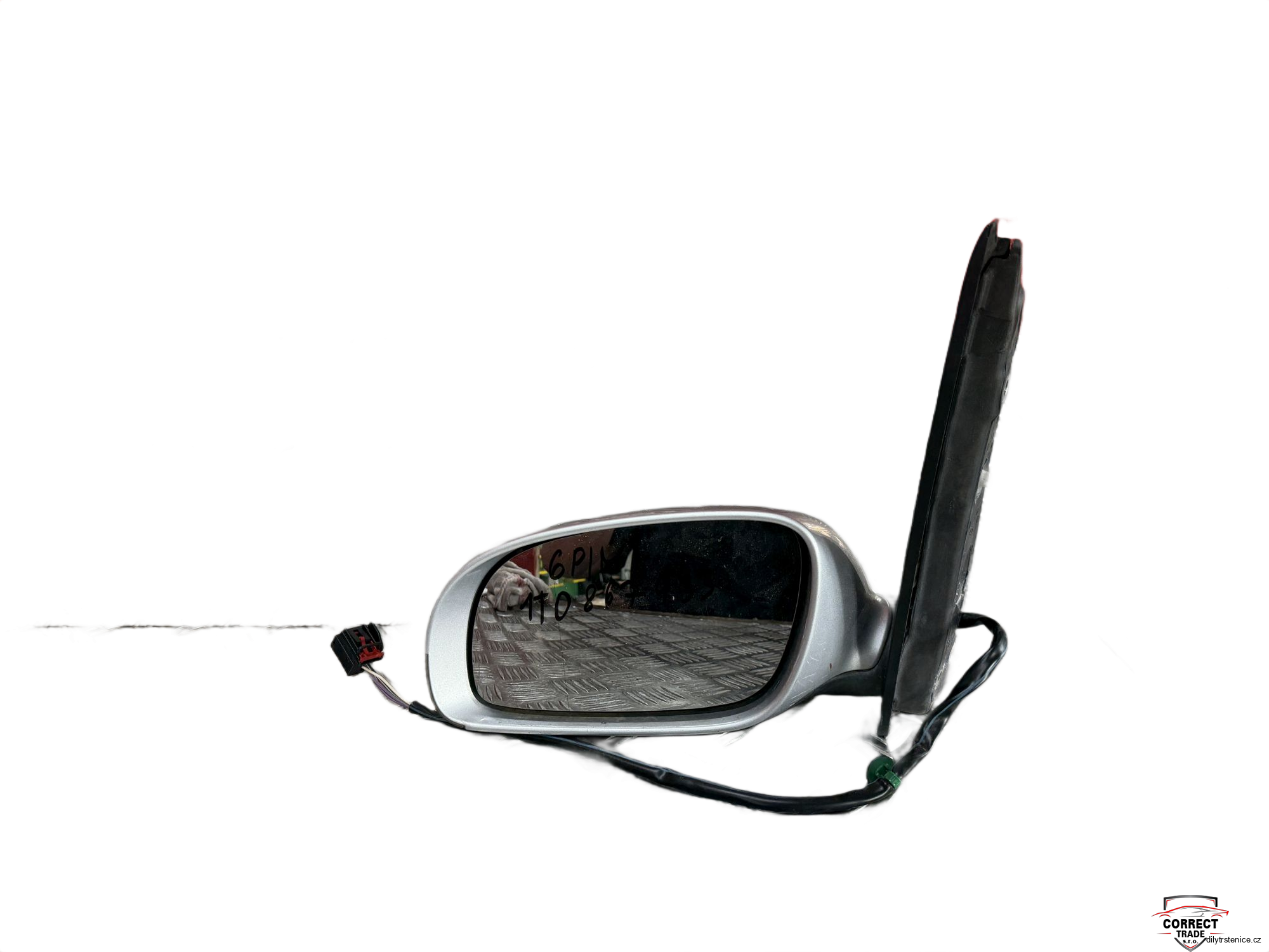 Levé zpětné zrcátko Vw Touran 1T1 1T0857933 6 pin 