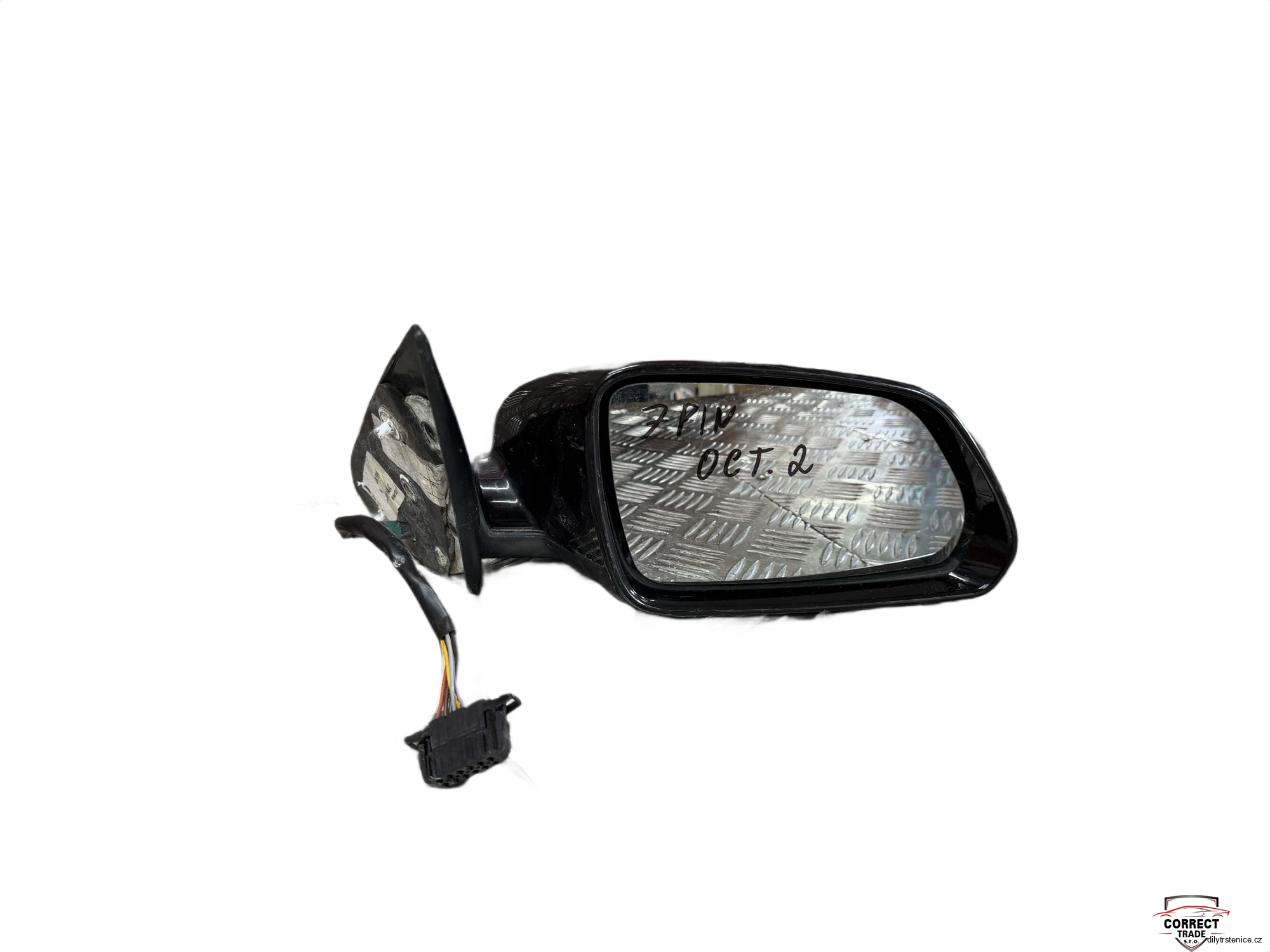 Pravé zpětné zrcátko Škoda Octavia 2 7 pin 9910 1Z1857502BM