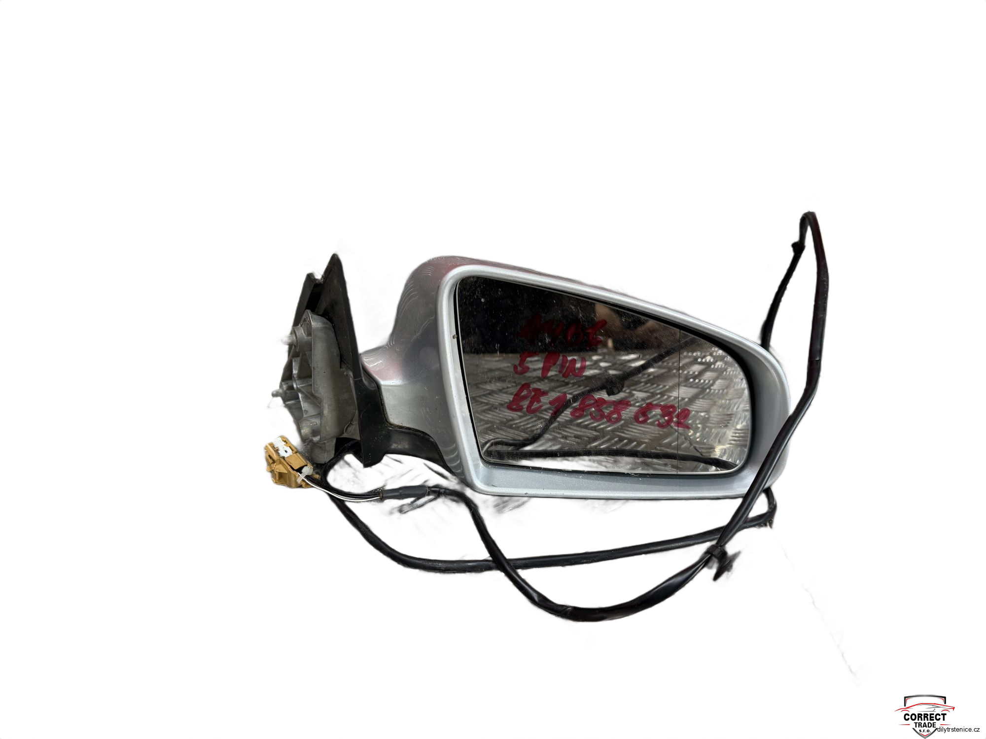 Pravé zpětné zrcátko Audi A4 B6 5 pin 8E1858532