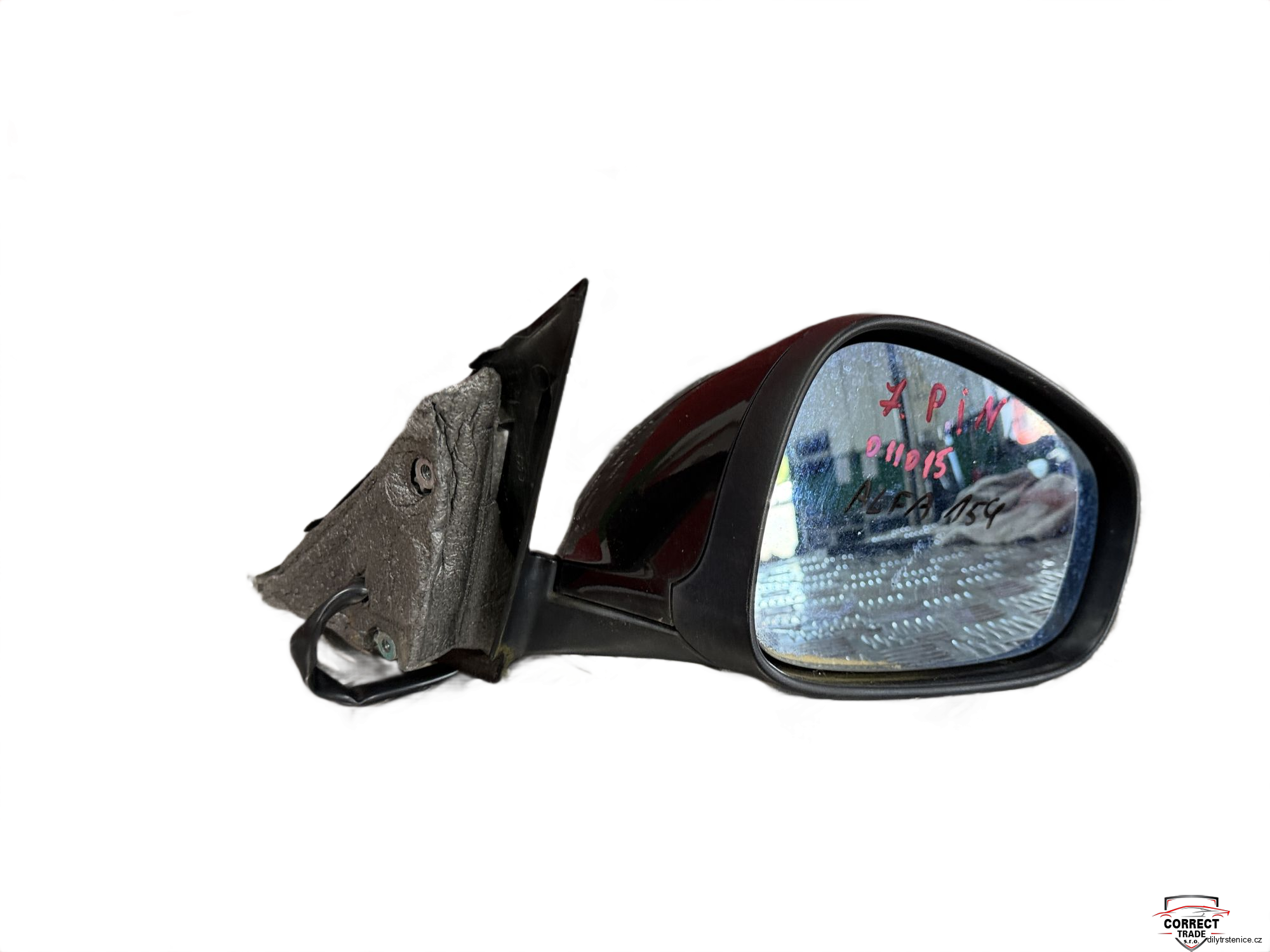 Pravé zpětné zrcátko Alfa 159 7 pin 011015
