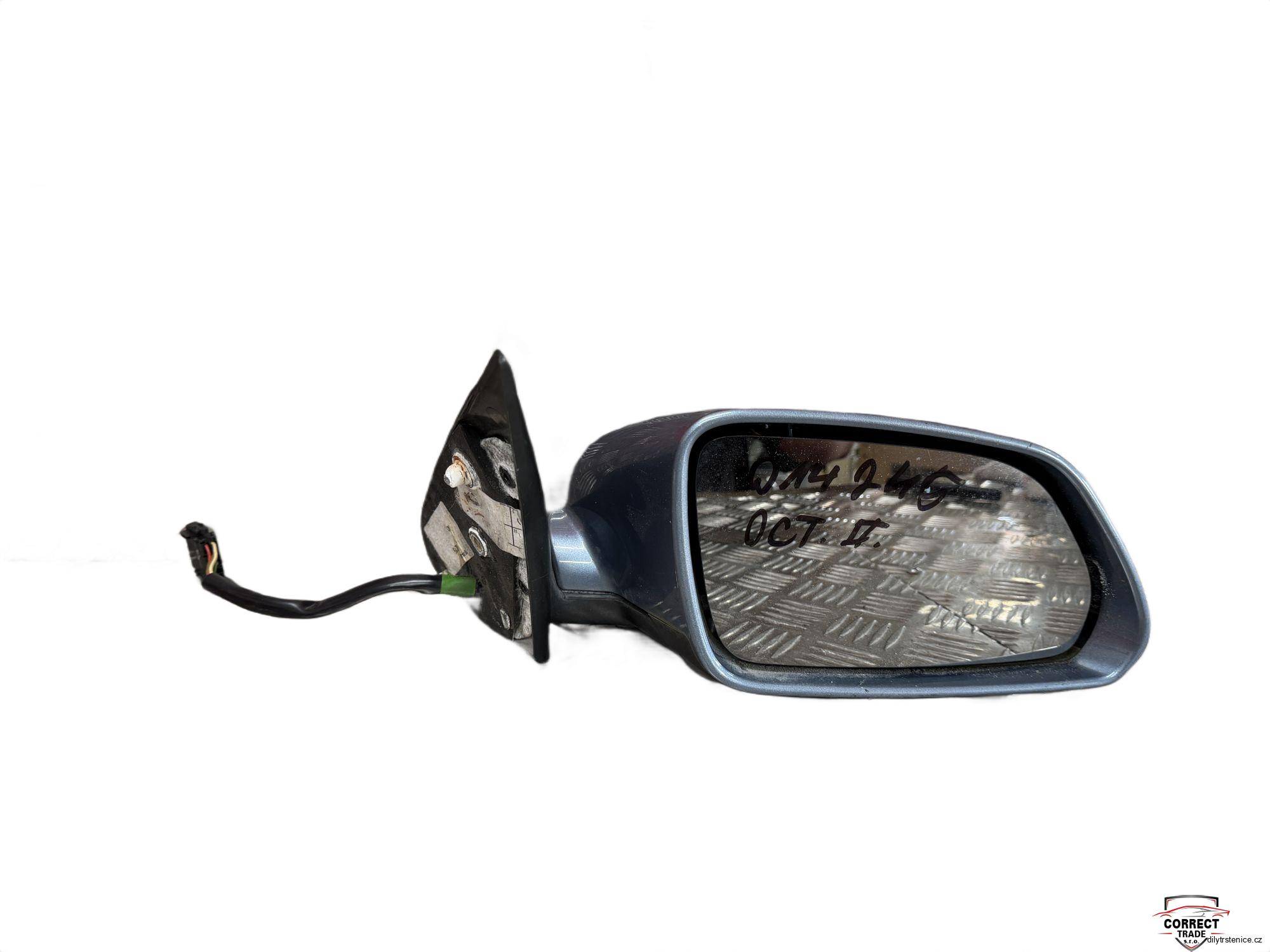 Pravé zpětné zrcátko Škoda Octavia 2 před. facelift 8 pin 9154 014245 1Z1857502BM