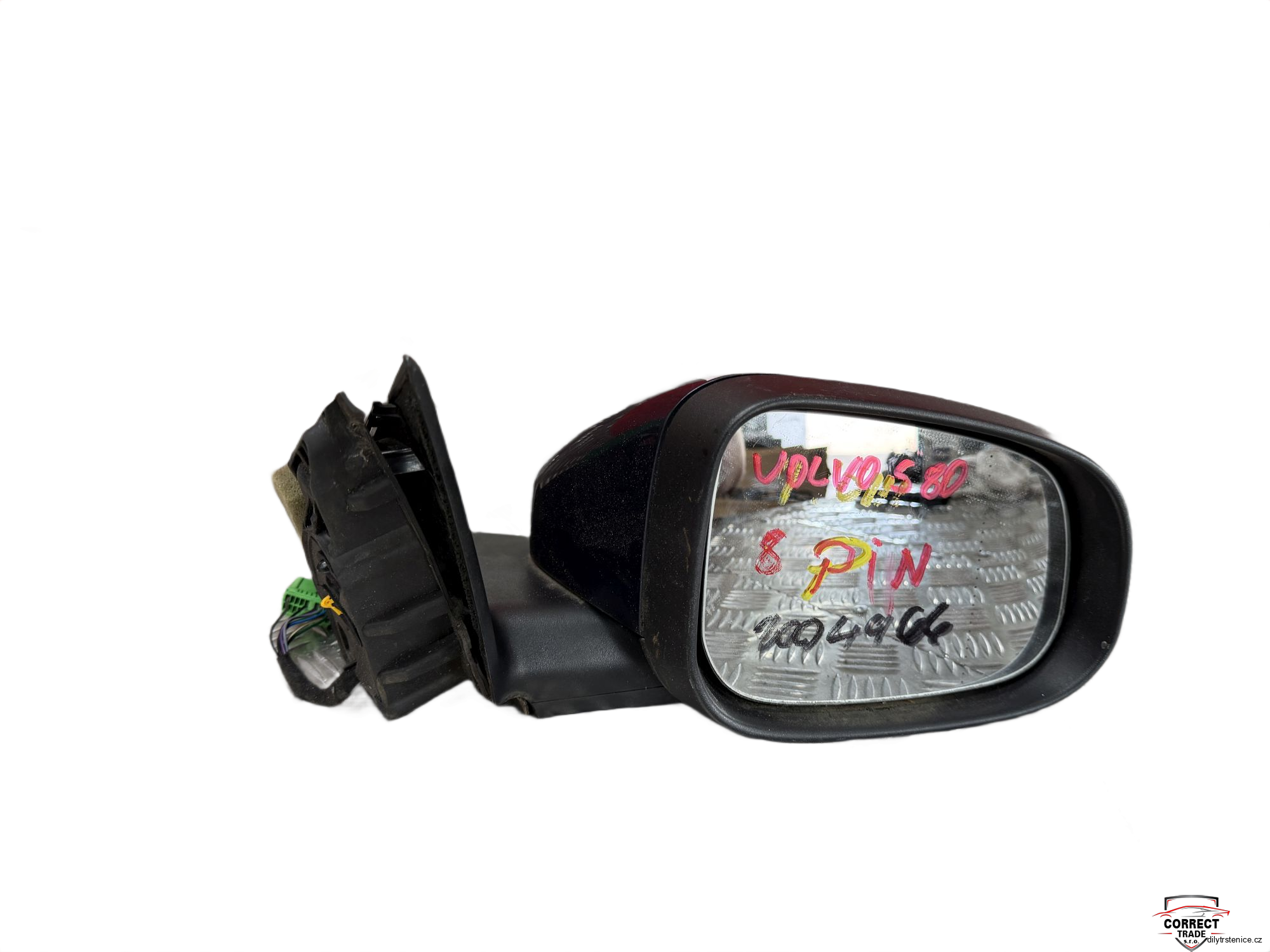 Pravé zpětné zrcátko Volvo S80 II 3004966 8 pin 