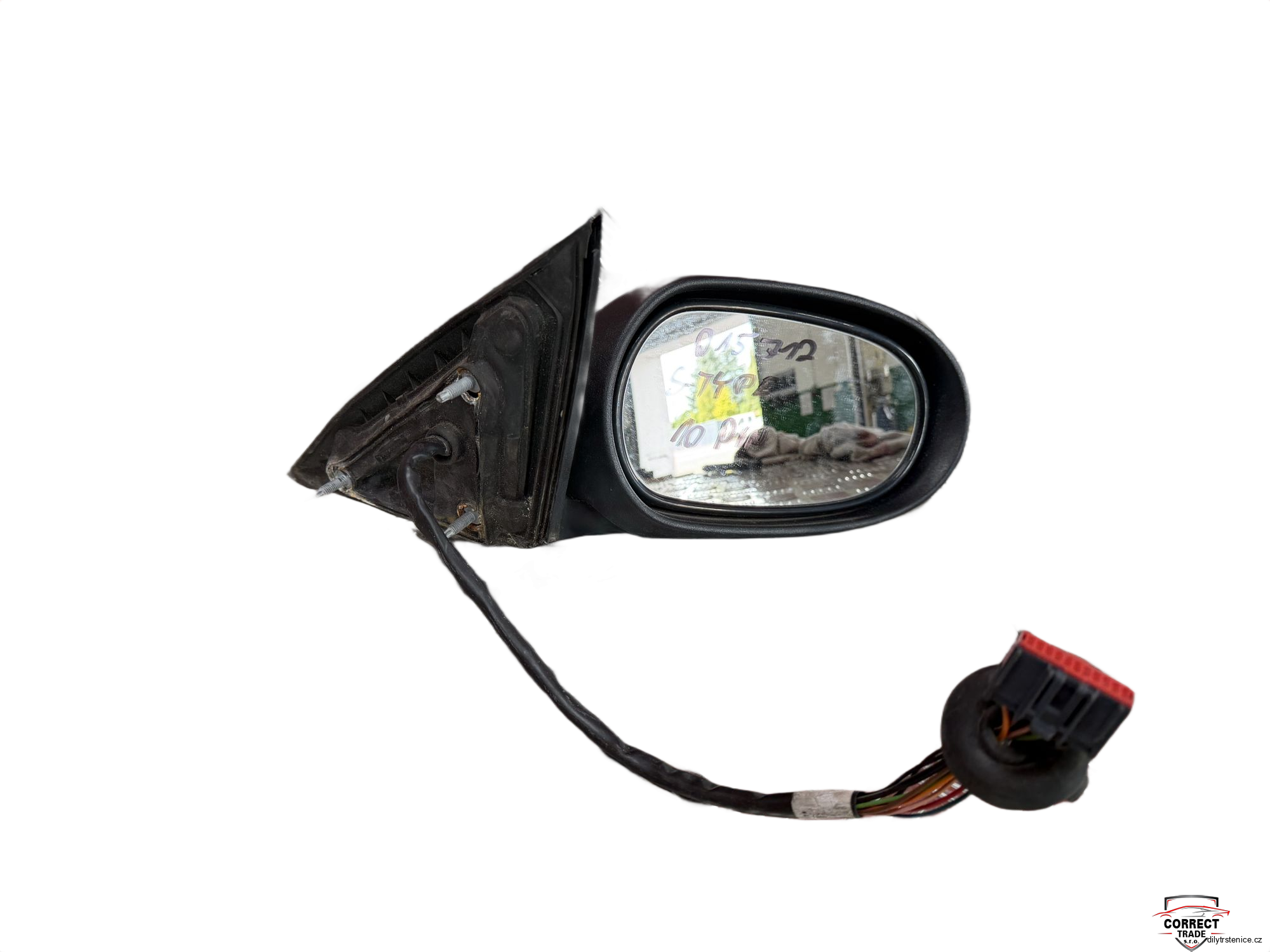 Pravé zpětné zrcátko Jaguar S-Type 10 pin 015712