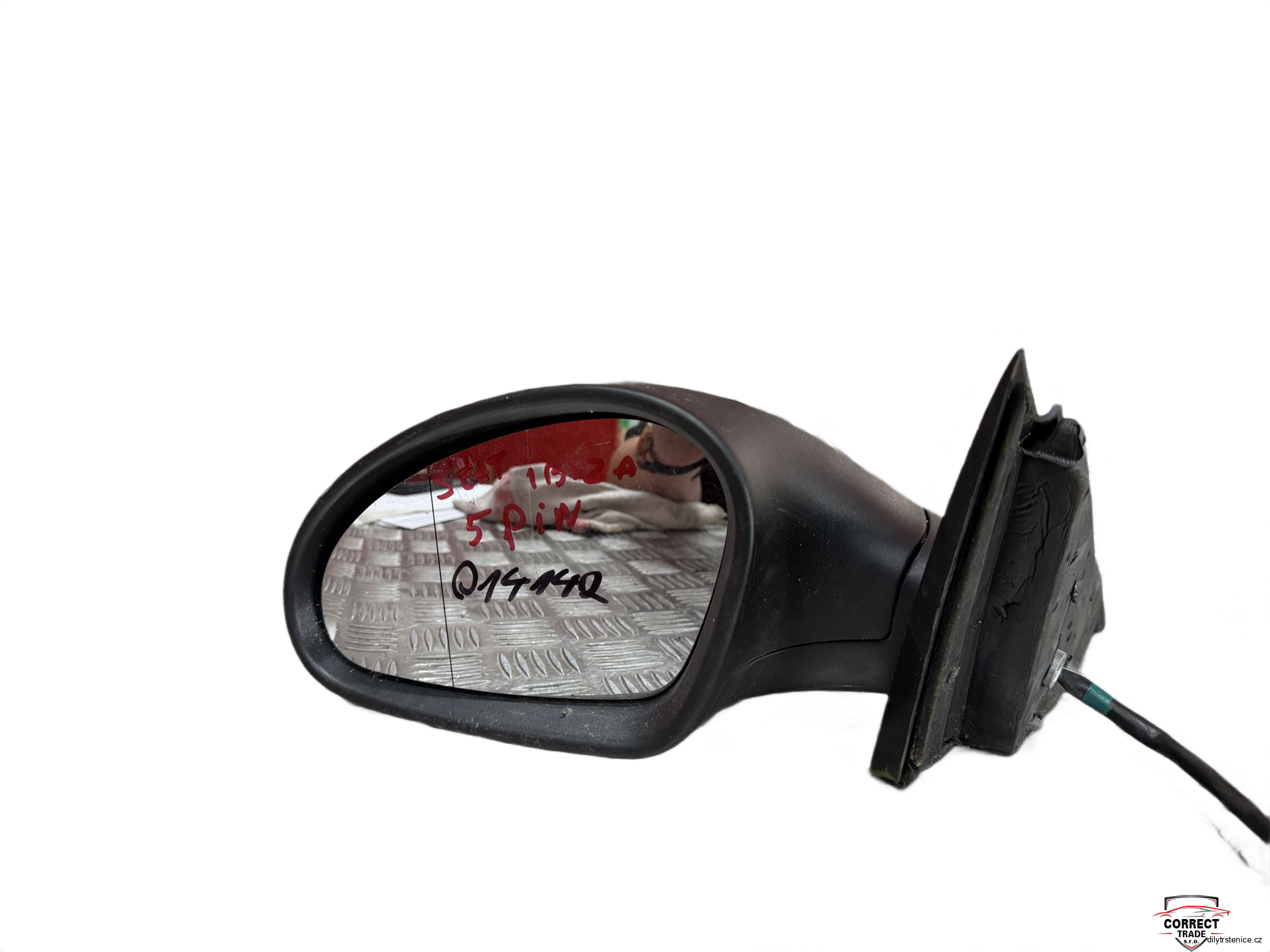 Levé zpětné zrcátko Seat Ibiza 6L 014142 5 pin 