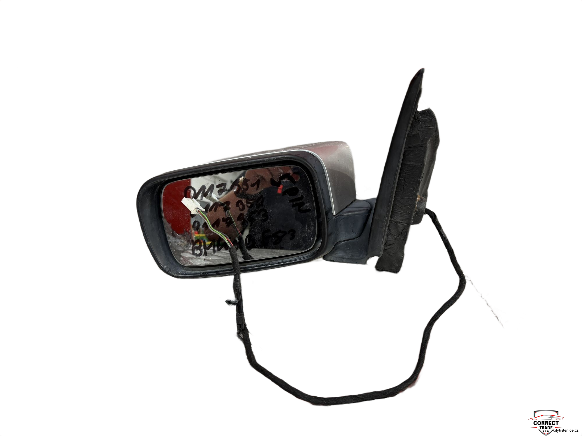 Levé zpětné zrcátko BMW E46 0117351 5 pin 