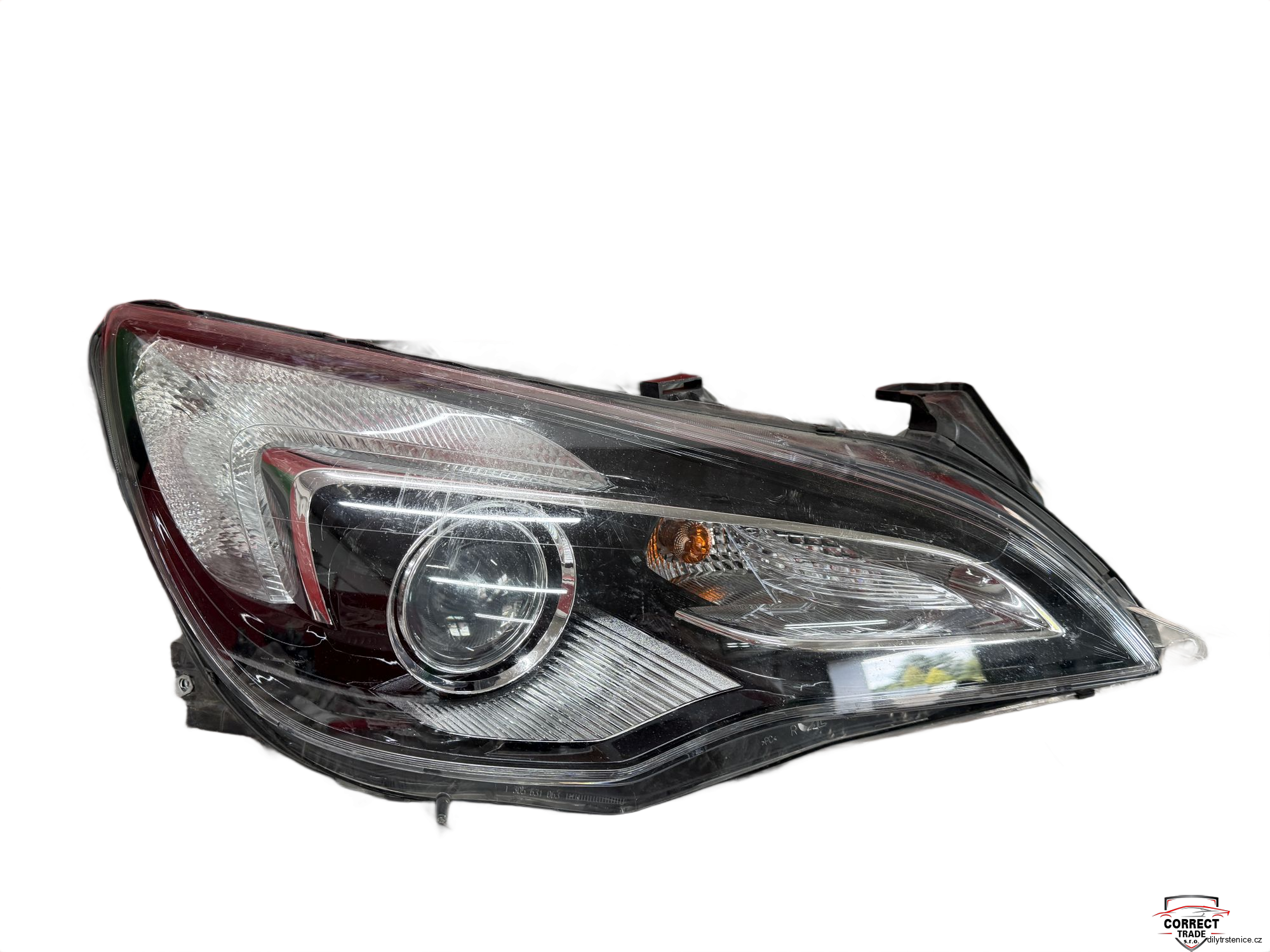 Světlo pravé přední Opel Astra J IV 13281277RH - poškozené
