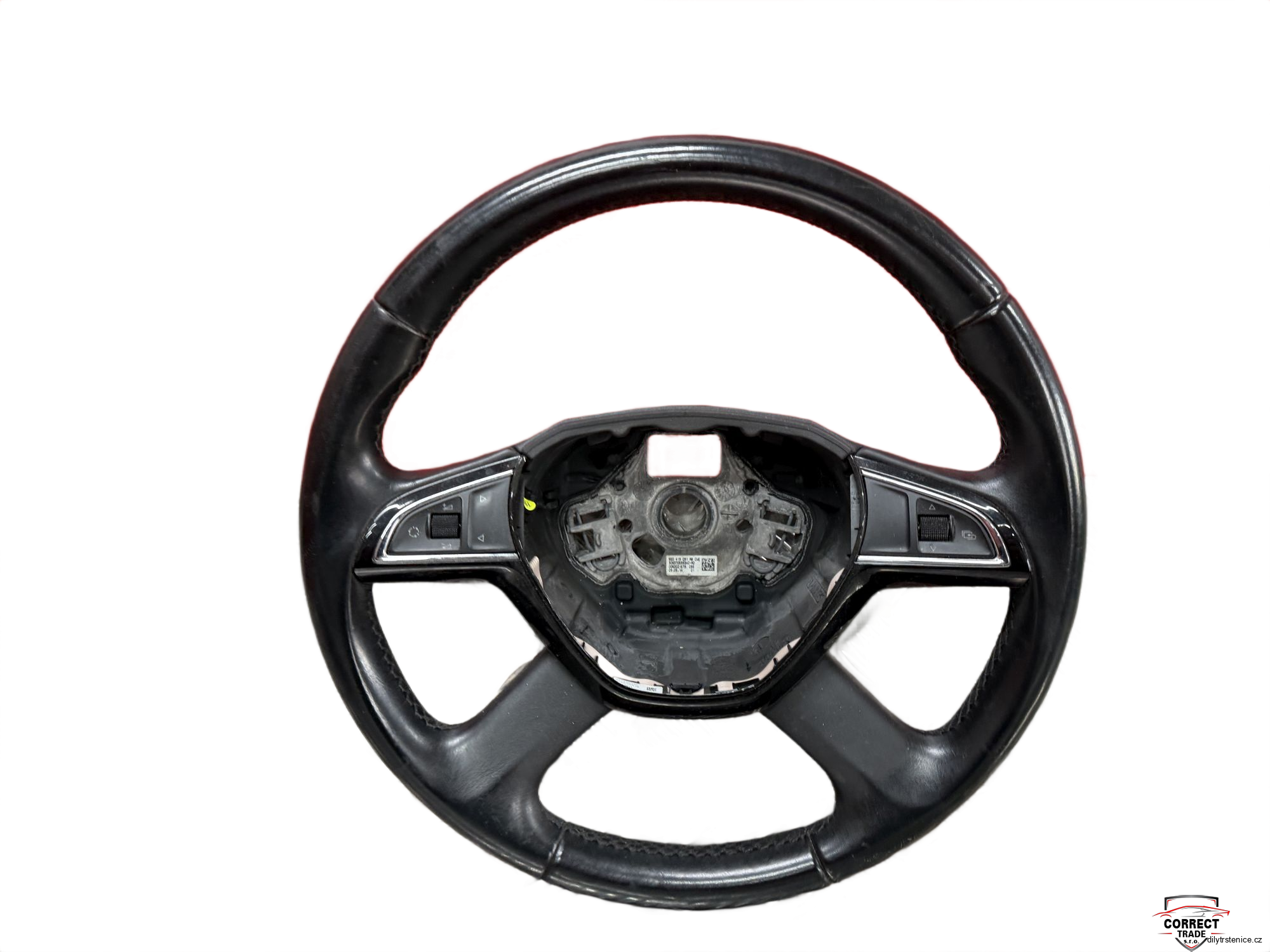 Multifunkční kožený volant Škoda Octavia 3 5E0419091AB
