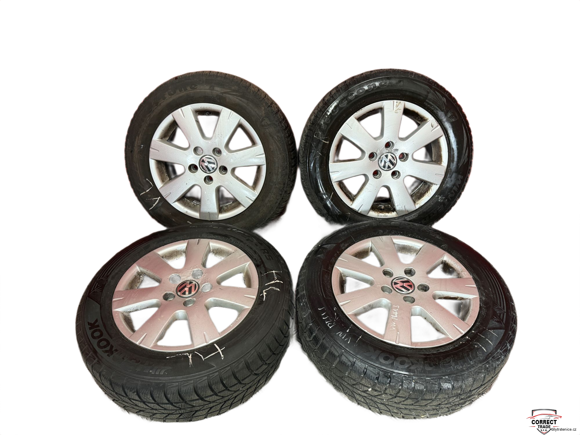 Sada ALU kol Vw 2K1071495666 5x112 57,1mm ET 50 195/65 R15