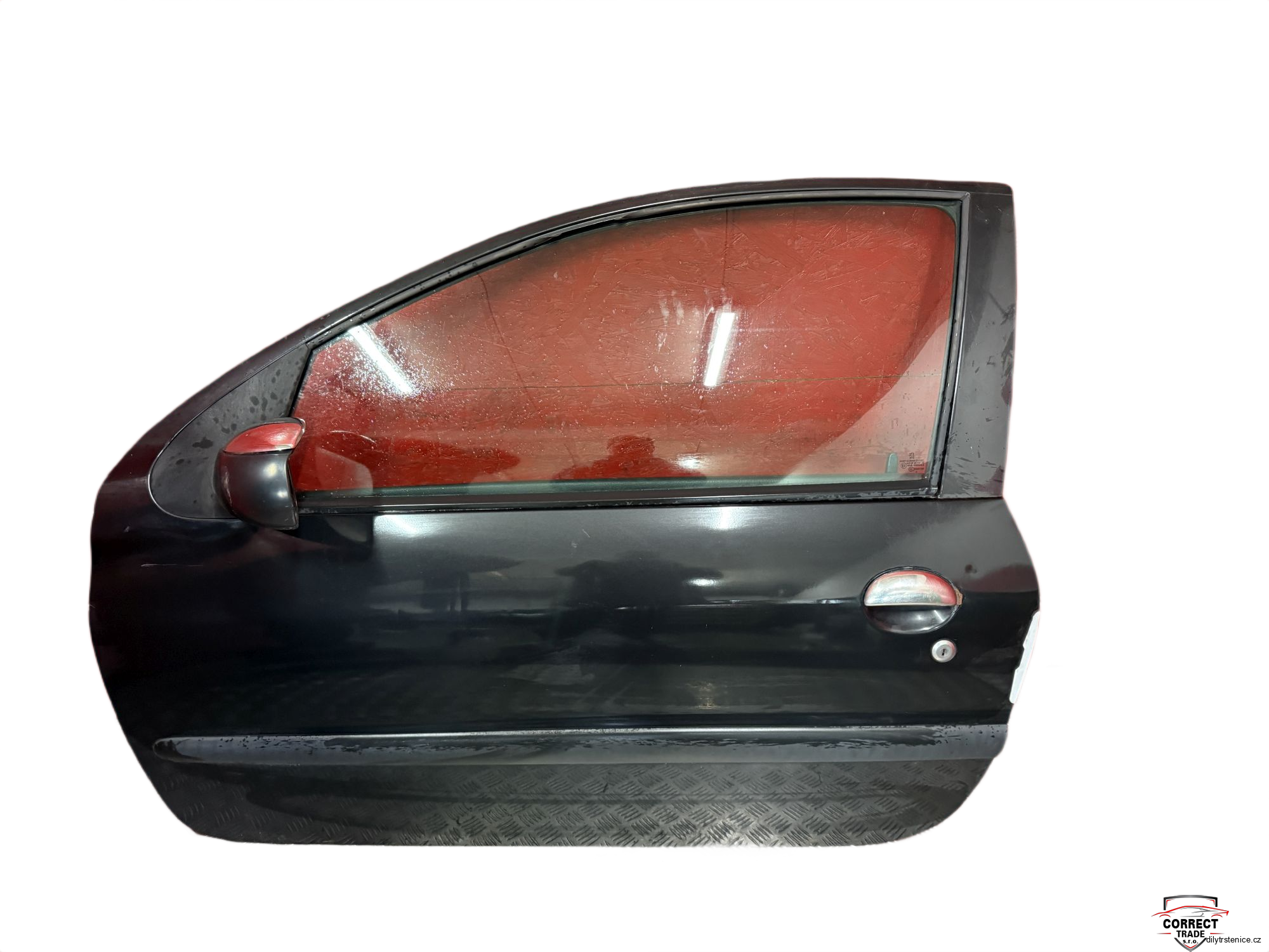 Levé dveře Peugeot 206 černé 3dv