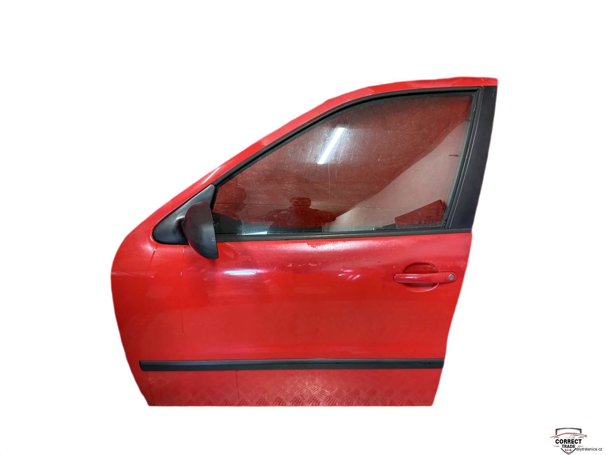 Levé přední dveře Seat Toledo II 1998-2004 červené