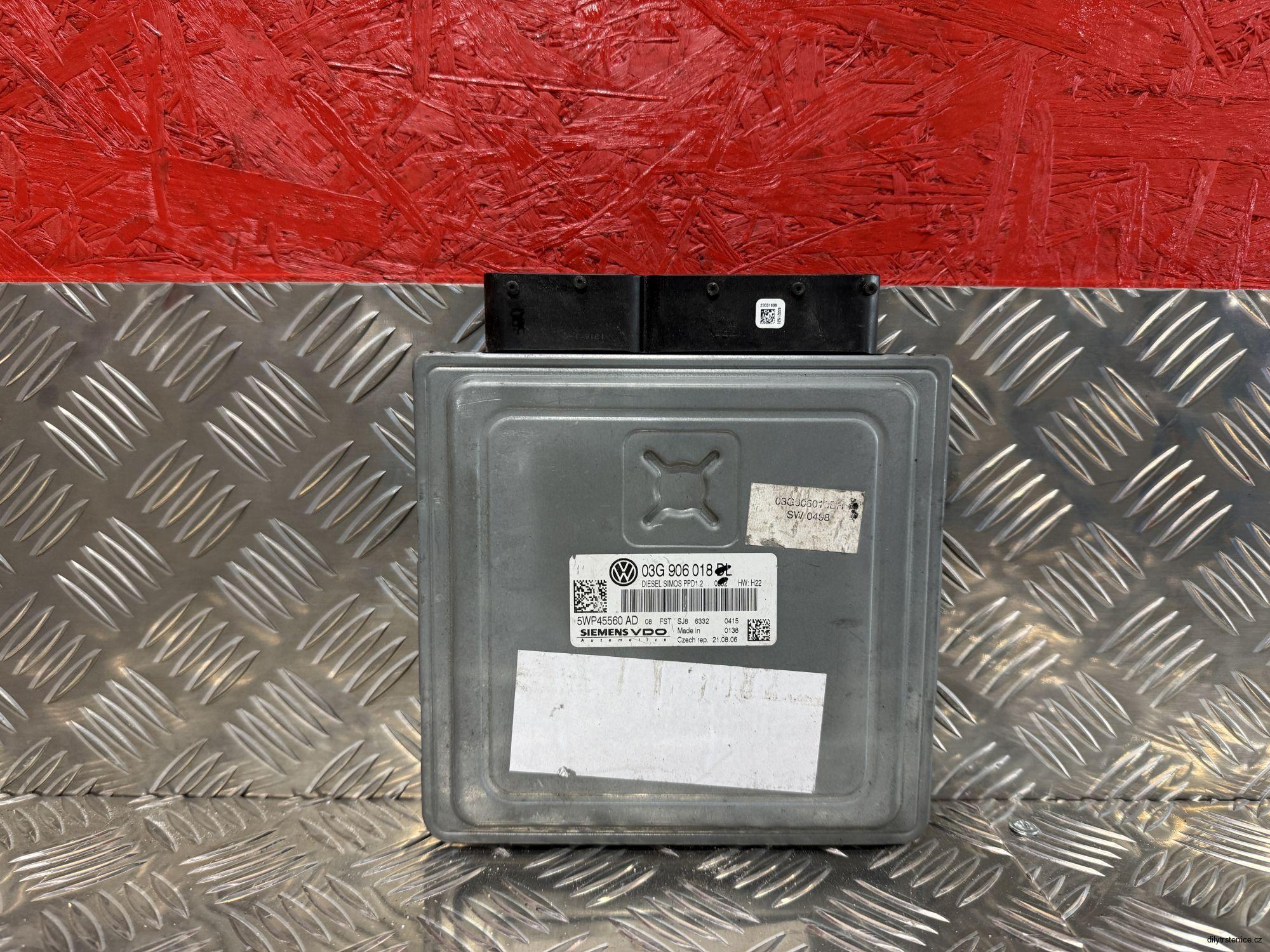 Řídicí jednotka motoru 2.0 TDI 03G906018DL