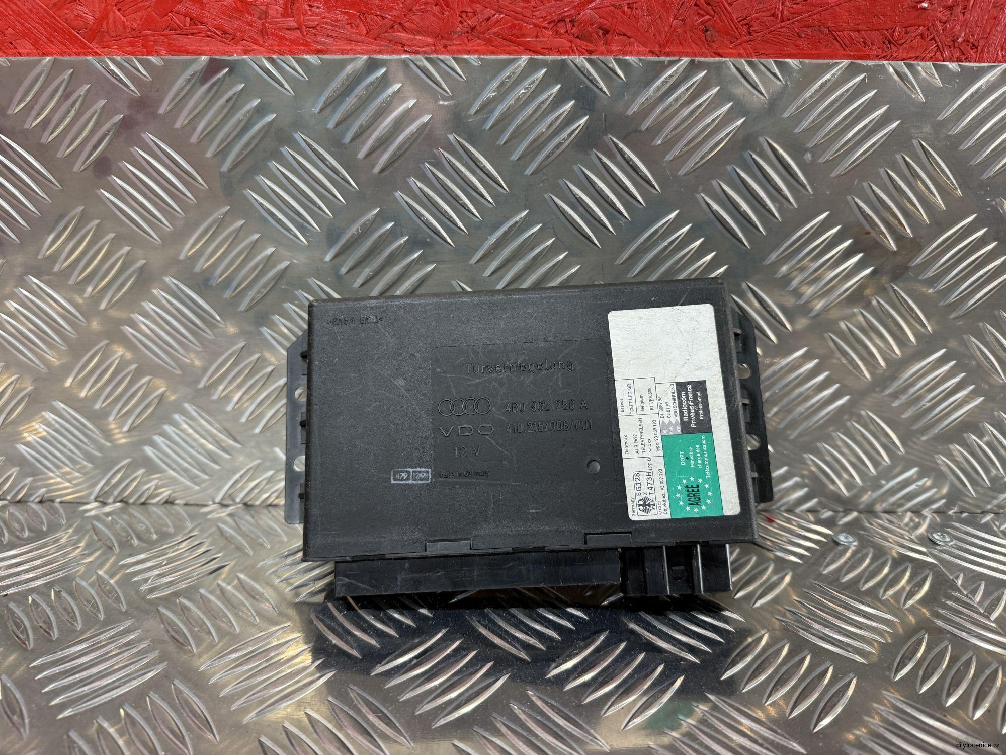 Řídicí jednotka komfortu 4B0962258A