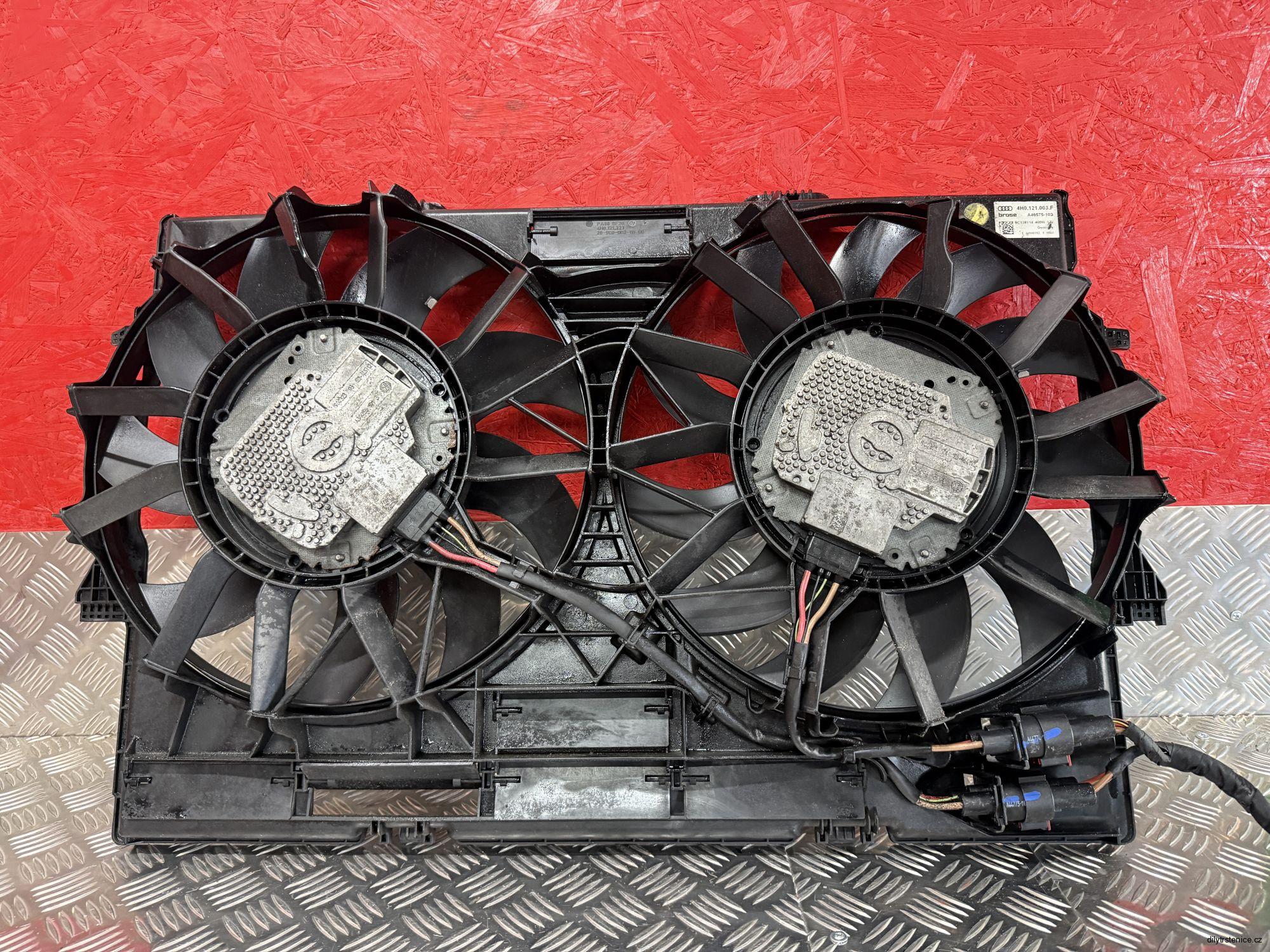 Sahara ventilátor chladiče Audi A8 4H 4H0121003F 4H0121207